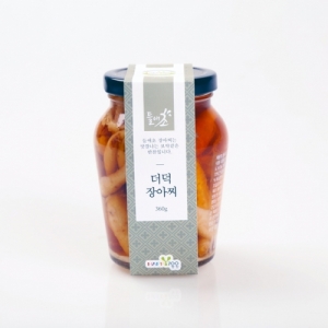 농업회사법인(주)들애초,더덕 한식간장 장아찌 360g